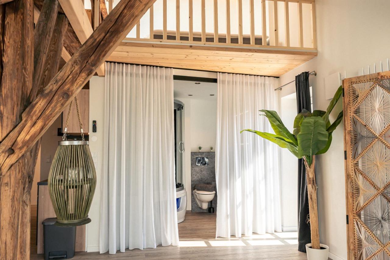 Crest - Riverside Lofts Mit Parken I Balkon I Kueche I Regendusche Passau Exterior foto