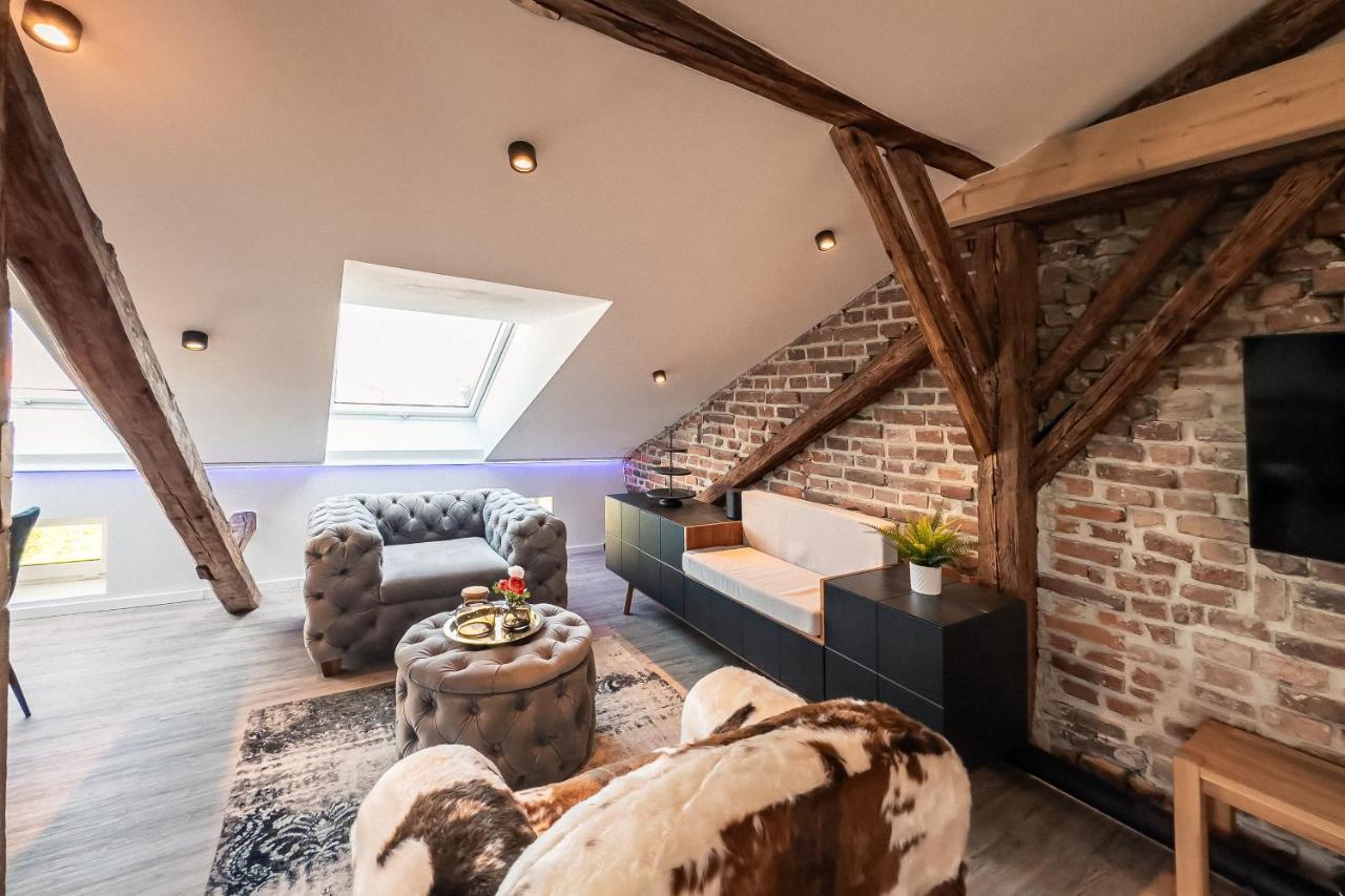 Crest - Riverside Lofts Mit Parken I Balkon I Kueche I Regendusche Passau Exterior foto