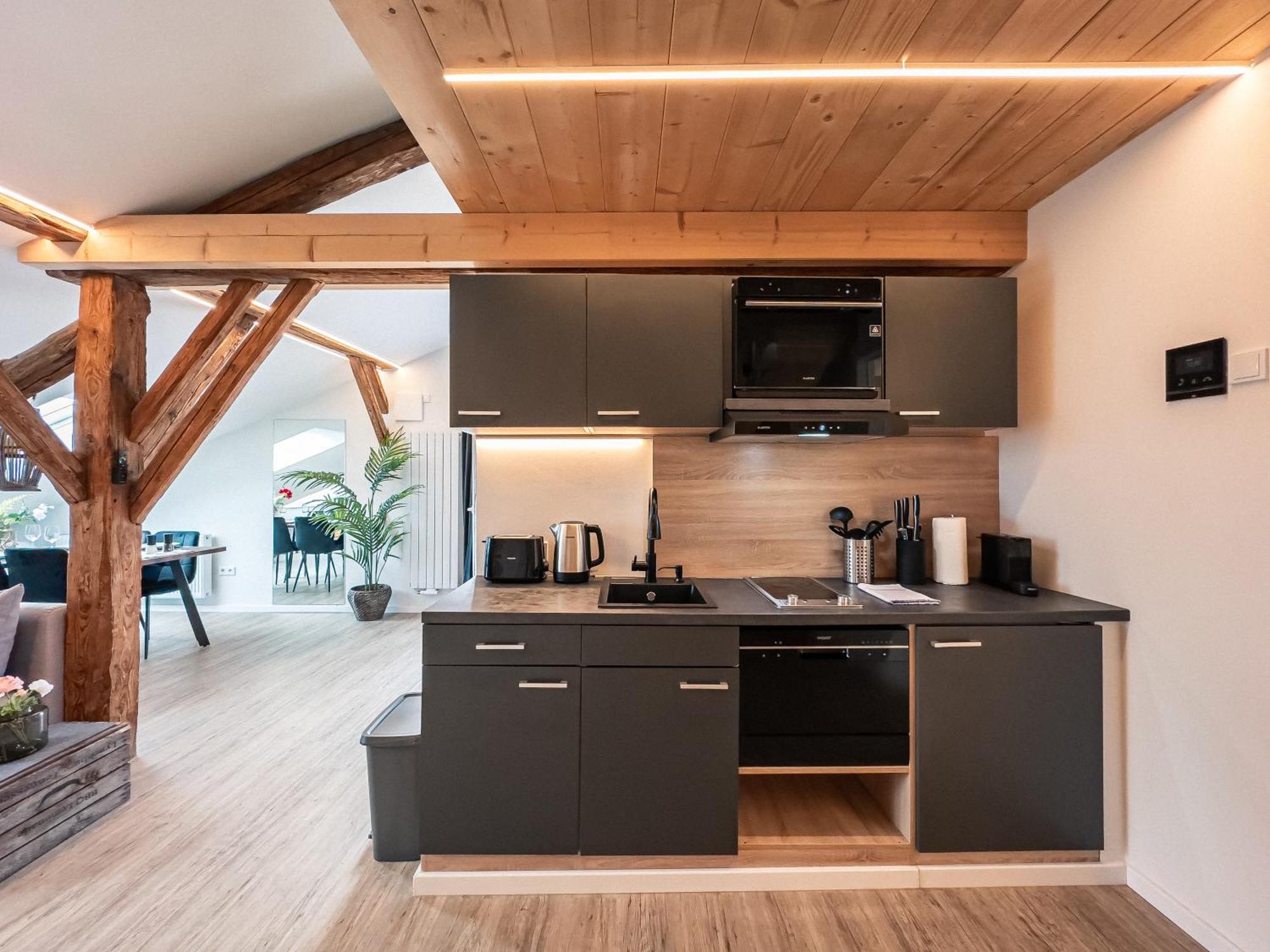 Crest - Riverside Lofts Mit Parken I Balkon I Kueche I Regendusche Passau Exterior foto