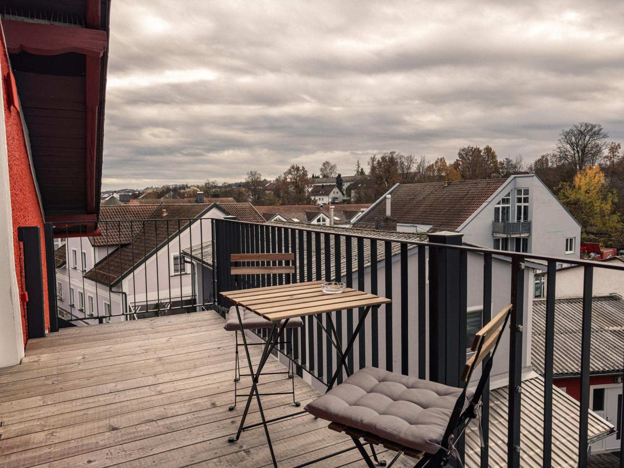 Crest - Riverside Lofts Mit Parken I Balkon I Kueche I Regendusche Passau Exterior foto